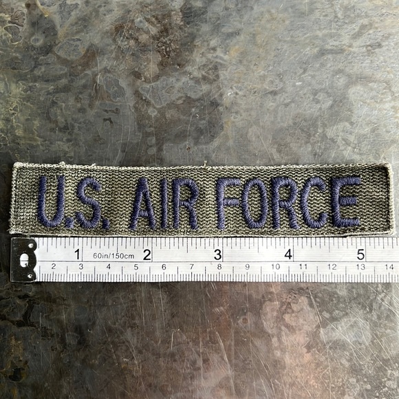 U.S. AIR FORCE embroidered tape patch - Vintage - Picture 8 of 10